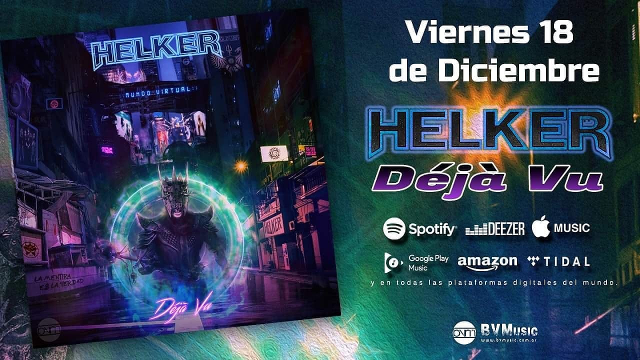 Helker: EstÃ¡ disponible en todas las plataformas virtuales el nuevo disco de estudio
