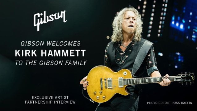 Metallica: Kirk Hammett se une a la familia Gibson