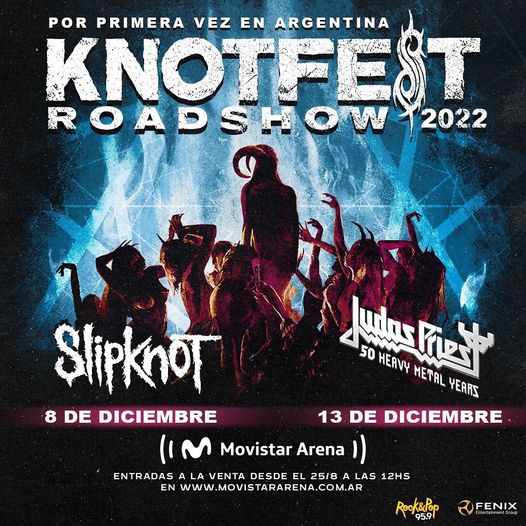 Knotfest Roadshow Argentina 2022: dos noches Ã©picas llenas de metal