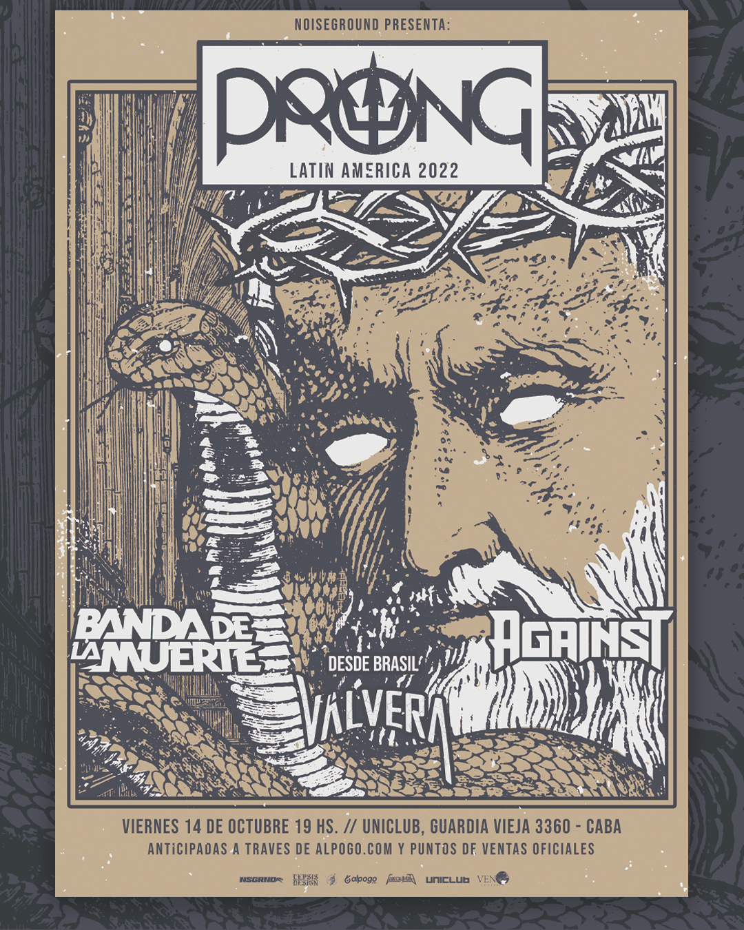 Prong: primera visita de la banda de Groove Metal a nuestro paÃ­s en Octubre