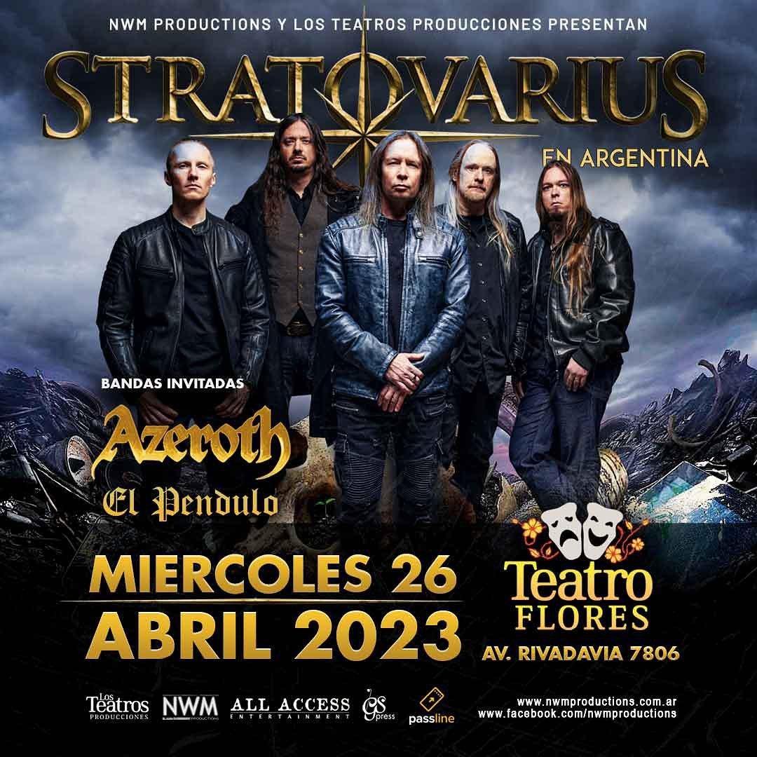 Stratovarius en Argentina: habemus cita en Buenos Aires con la elite el power metal melÃ³dico
