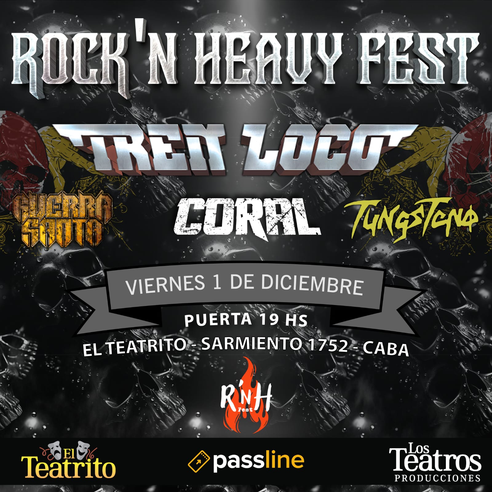 RockÂ´n Heavy Fest: el gran evento de metal cerrando el aÃ±o en capital federalÂ 
