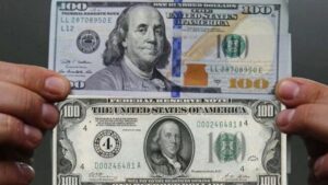 billetes de dolares estadounidenses cara chica