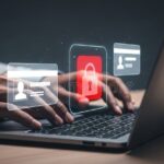 persona-escribiendo-en-laptop-con-icono-privacidad