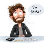 Cómo Hacer Dinero Sin Tener Dinero Desde Cero Guía Fácil persona-pensando-con-billetes-y-monedas