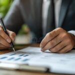 persona-revisando-documentos-financieros-en-escritorio